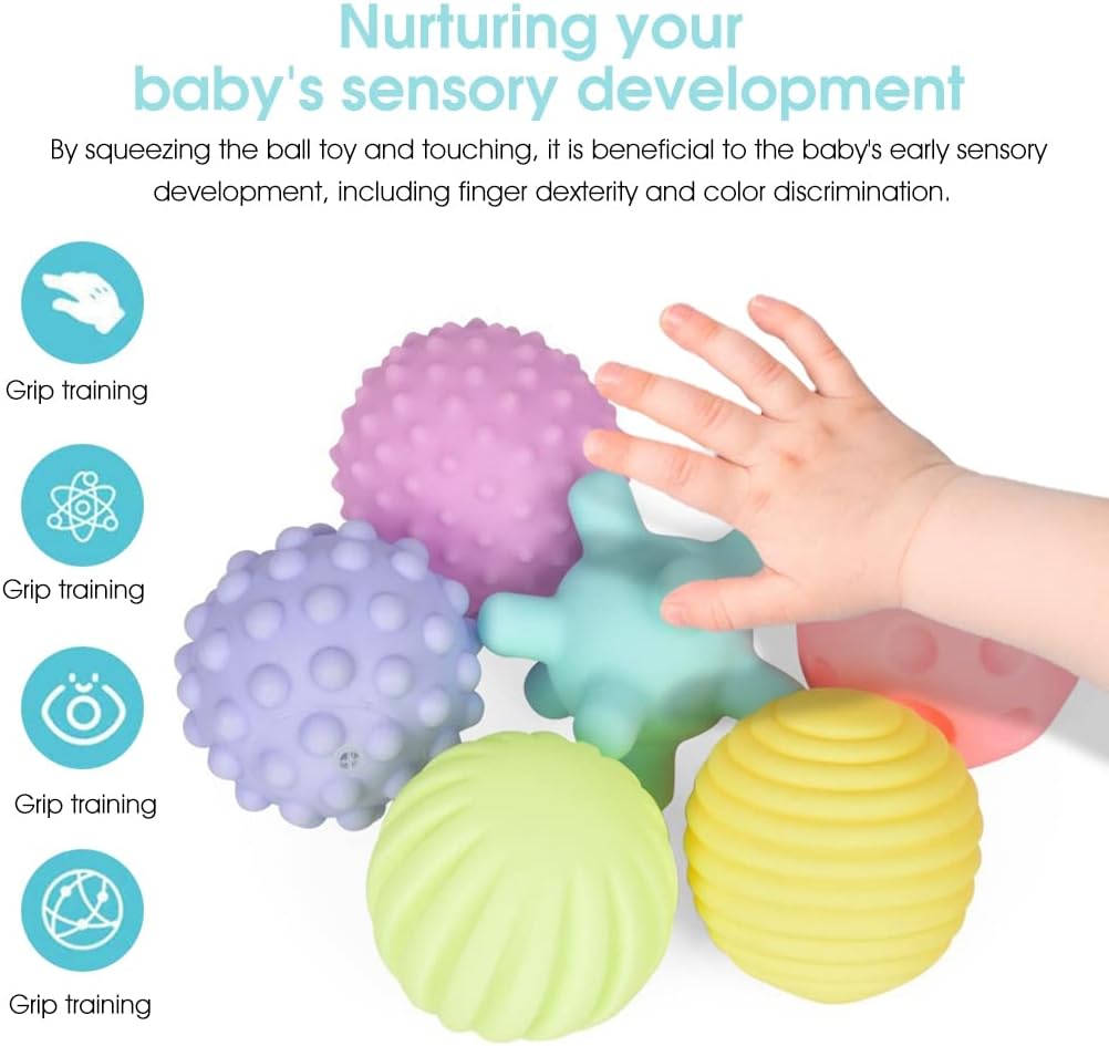 Textured Multi Sensory Ball Set for Babies