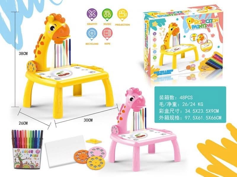 Projection Painting Table for Kids