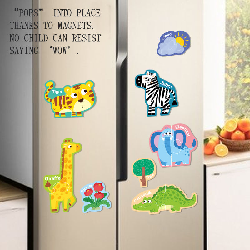 Animals Magnetic Puzzles Playkit