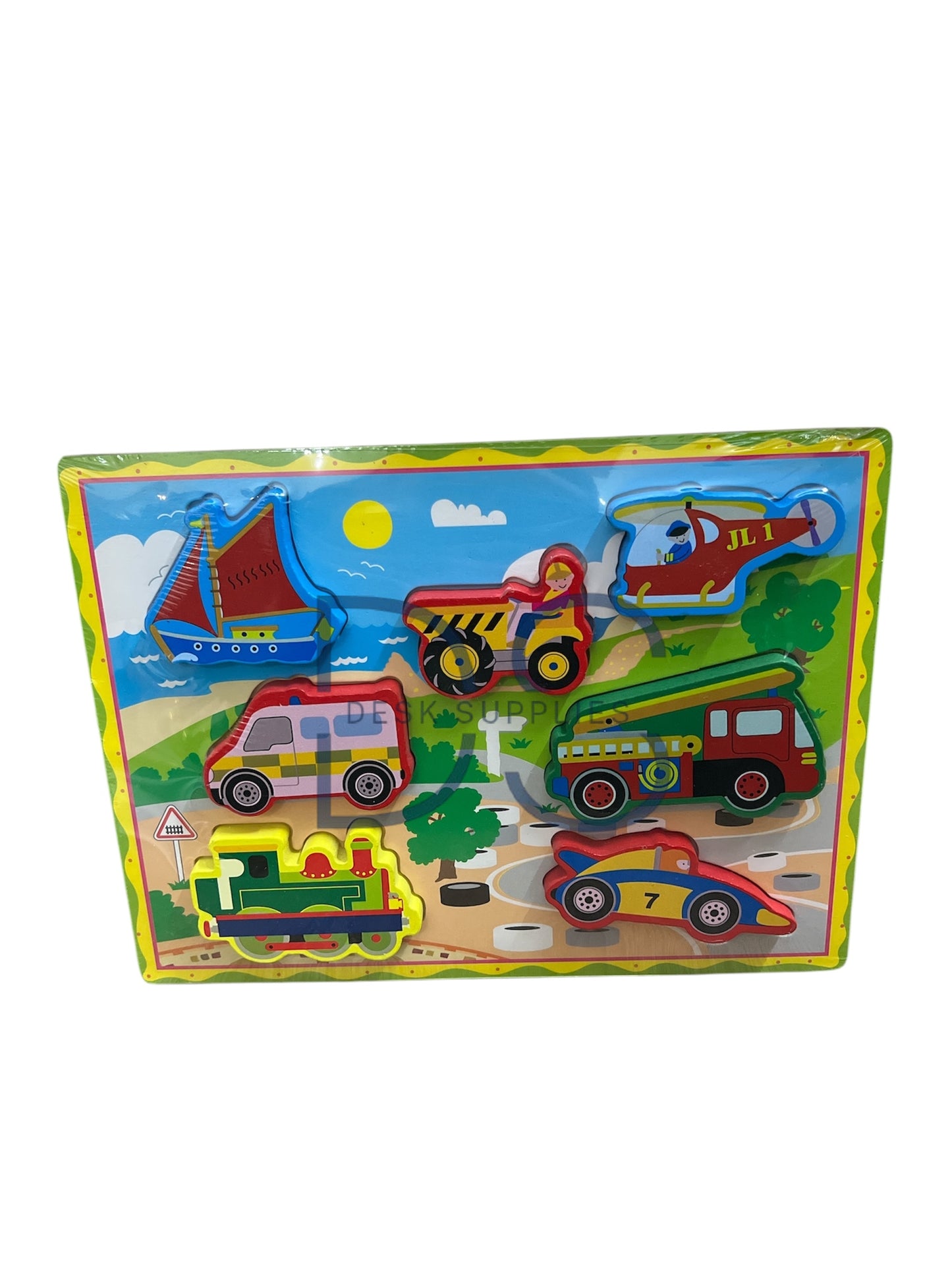Transport Chunky Wooden Puzzle