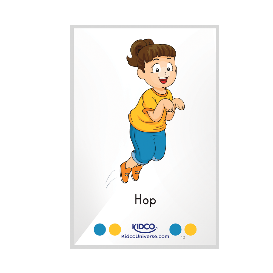 Action Words Flash Cards
