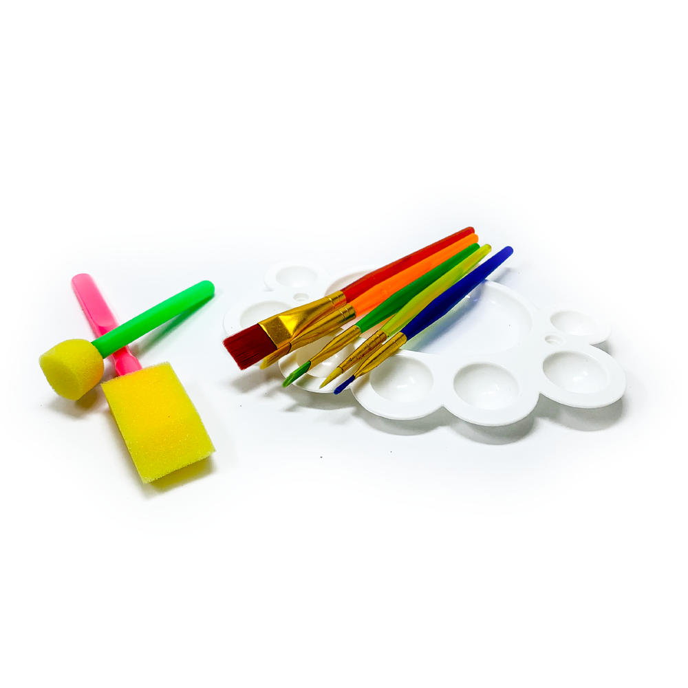 Kidco Rainbow Brush and Sponge Set