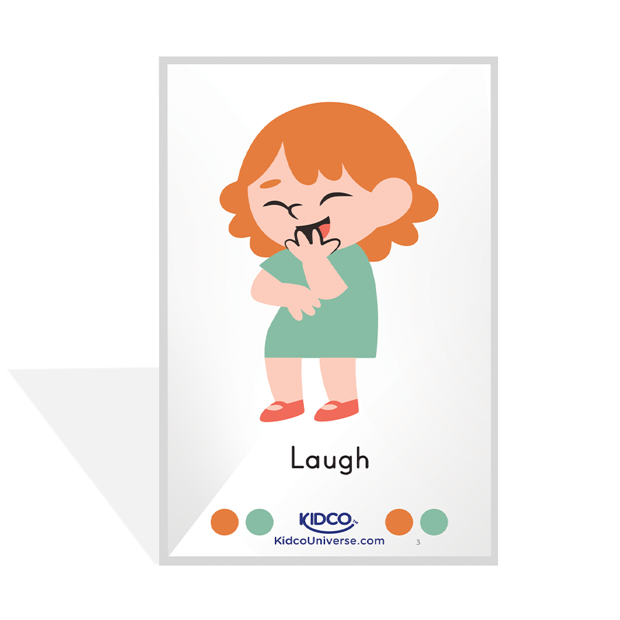 Action Words Flash Cards