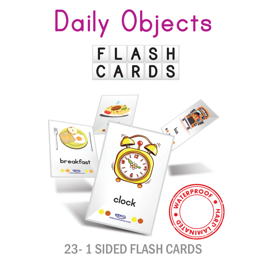 Daily Objects Flash Cards