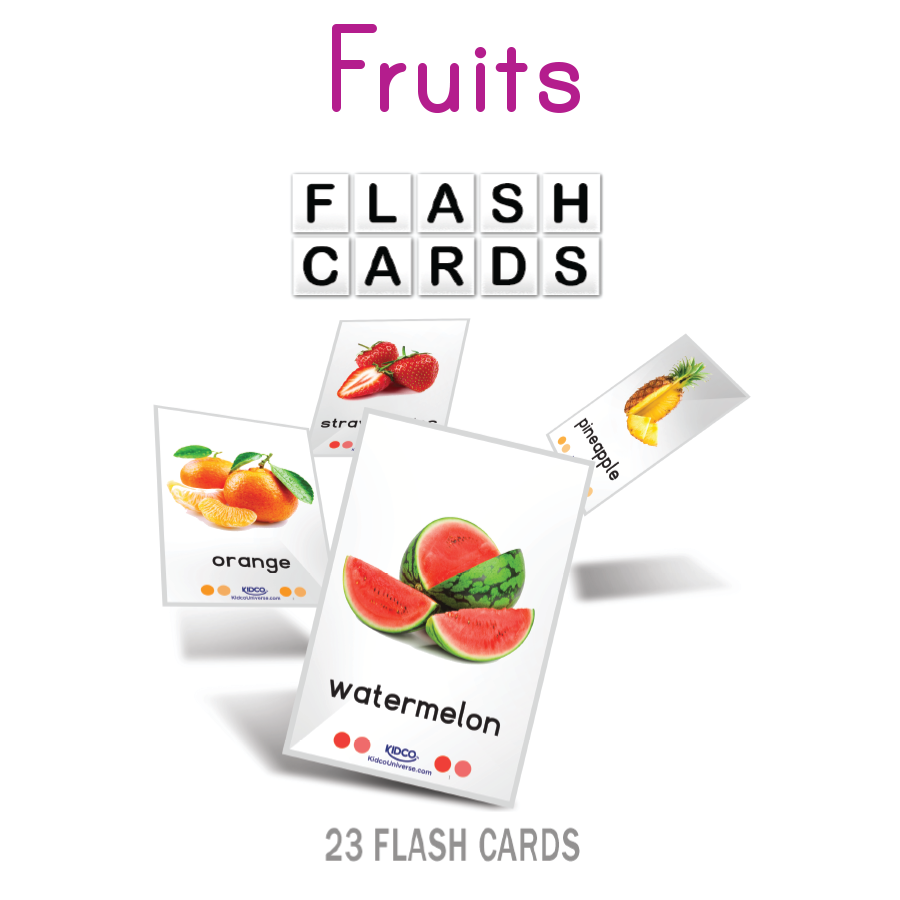 Fruits Flash Cards
