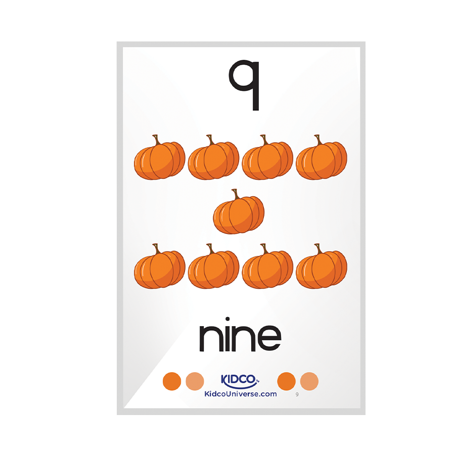 Numbers and Counting Flash Cards