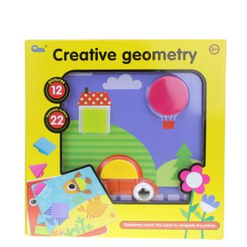 Creative Geometry Fun 12 Pictures & 22 Interactive Buttons for Creative Play