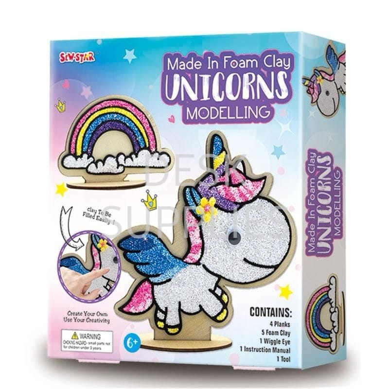 Sew Star Unicorn Modeling Foam Clay