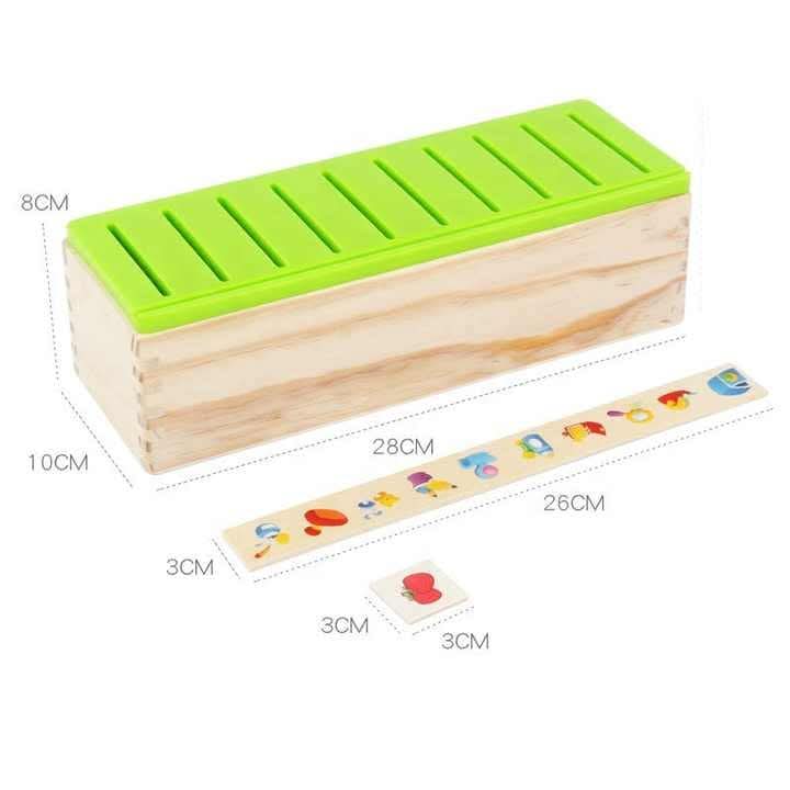 Wooden Knowledge Classification Box