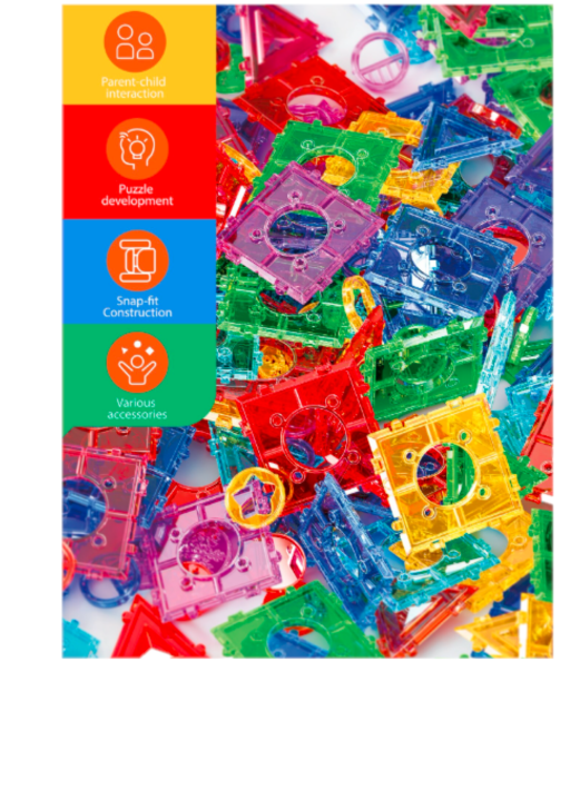 Geometric Building Block Unlimited Creativity (25+ PCS)
