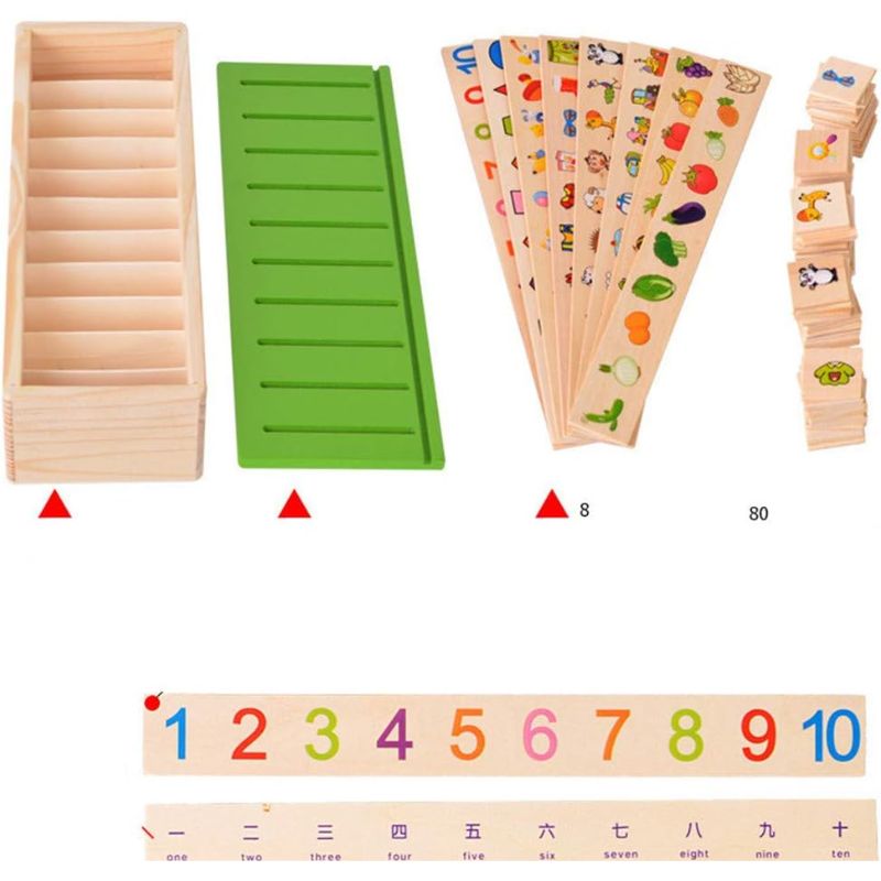 Wooden Knowledge Classification Box