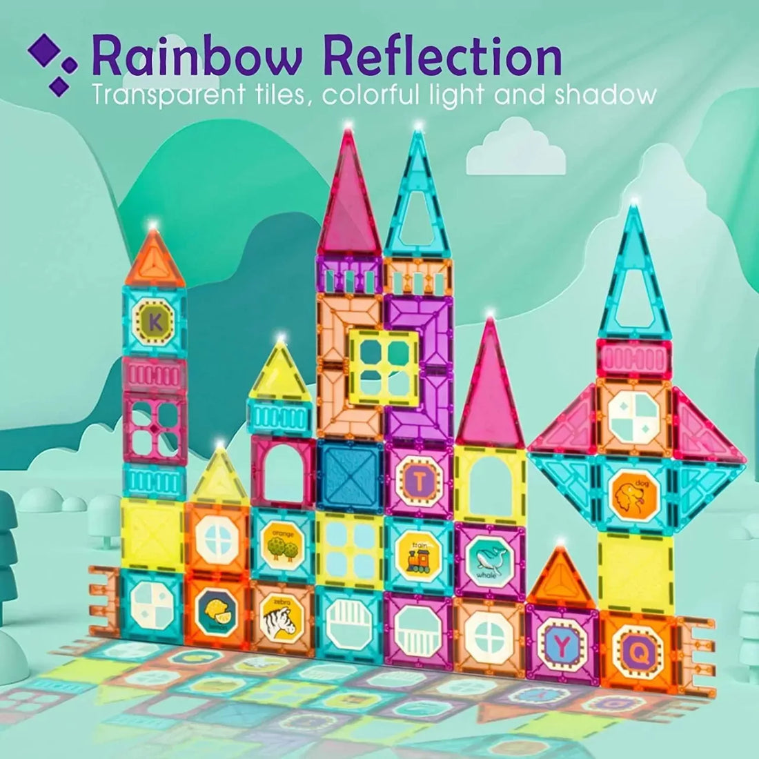 Magnetic Tiles – 77 Pieces