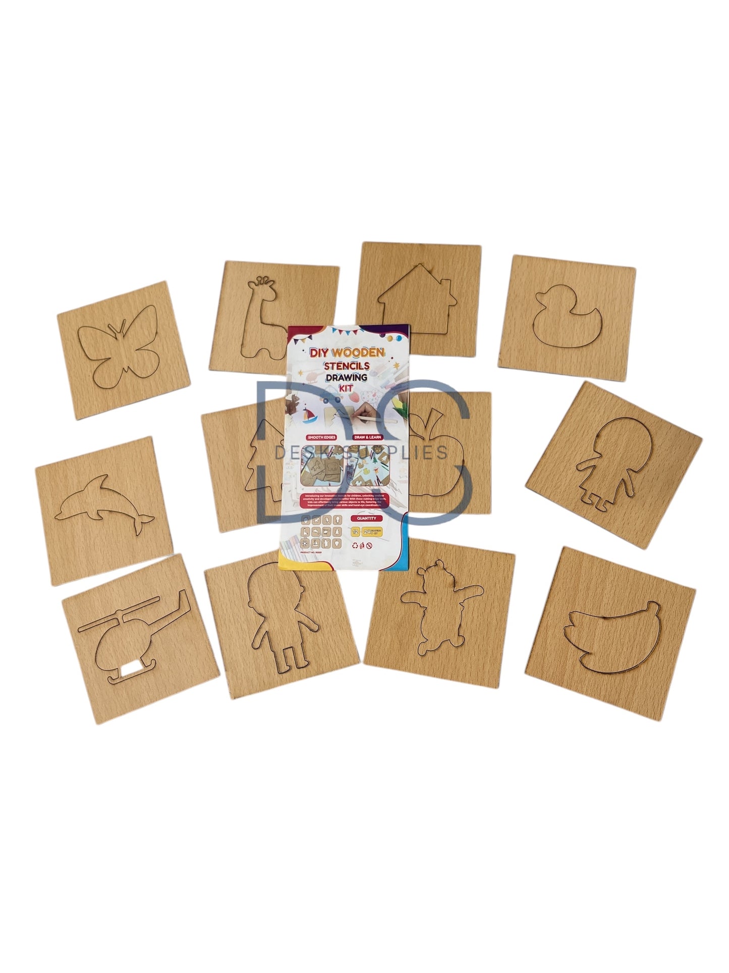 Wooden Stencils Drawing Kit