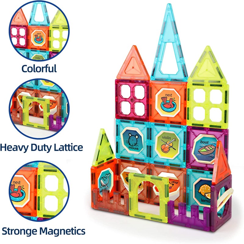 Magnetic 33-Piece DIY Building Block Set for Creative Play