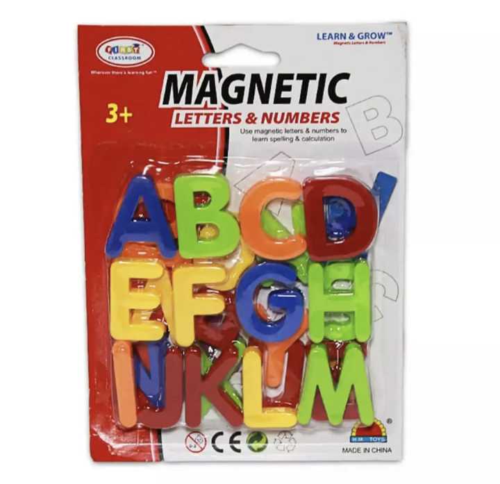 Magnetic Letters and Numbers