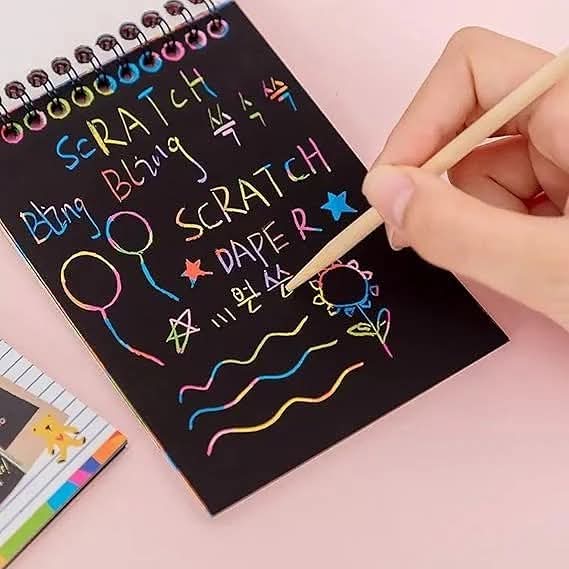 Small Rainbow Scratch Pad
