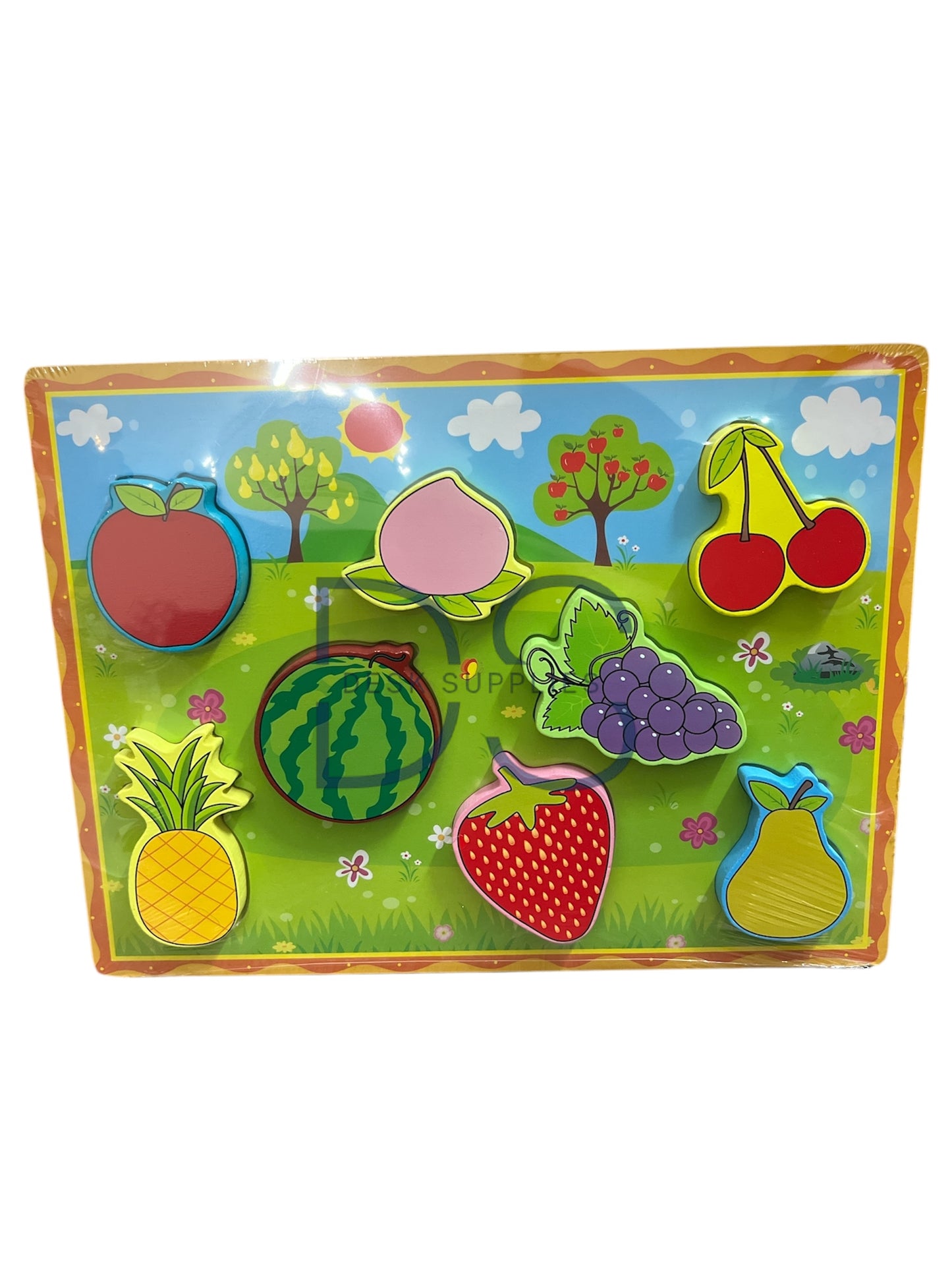 Fruits Chunky Wooden Puzzle