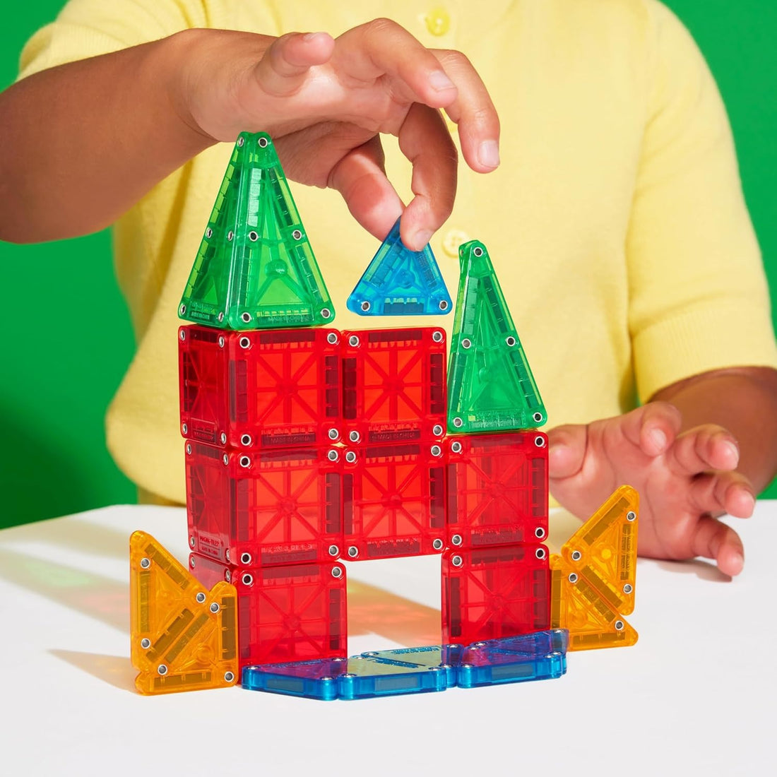Mini Travel Magnetic Tile Blocks Set 45 Pieces