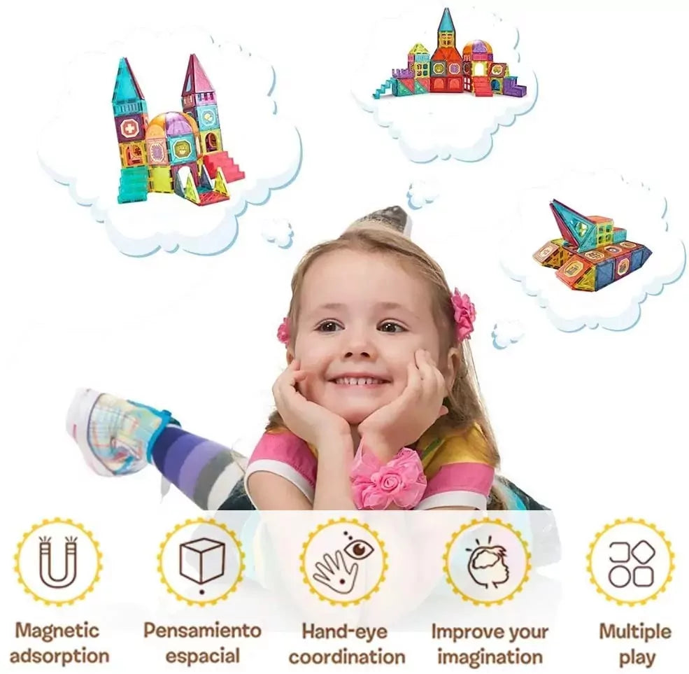 Magnetic Tiles – 77 Pieces