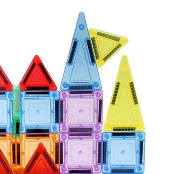 Mini Travel Magnetic Tile Blocks Set 54 Pieces