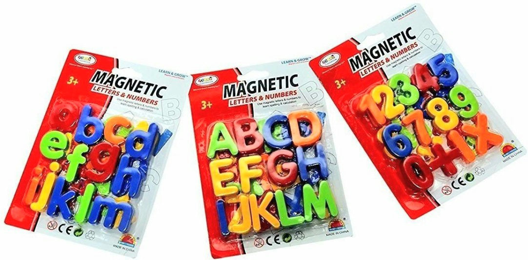 Magnetic Letters and Numbers