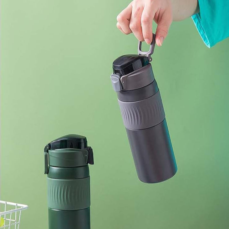 Stainless Steel Insulated Water Bottle - Portable, Leakproof Flask - 829