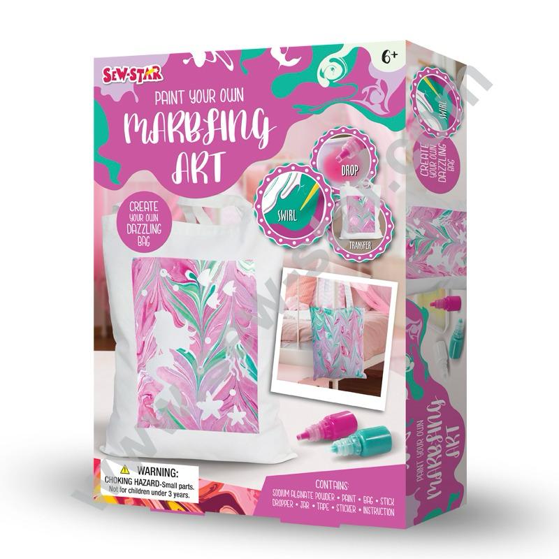 Sew Star Paint Your Own Marbling Art; Bag