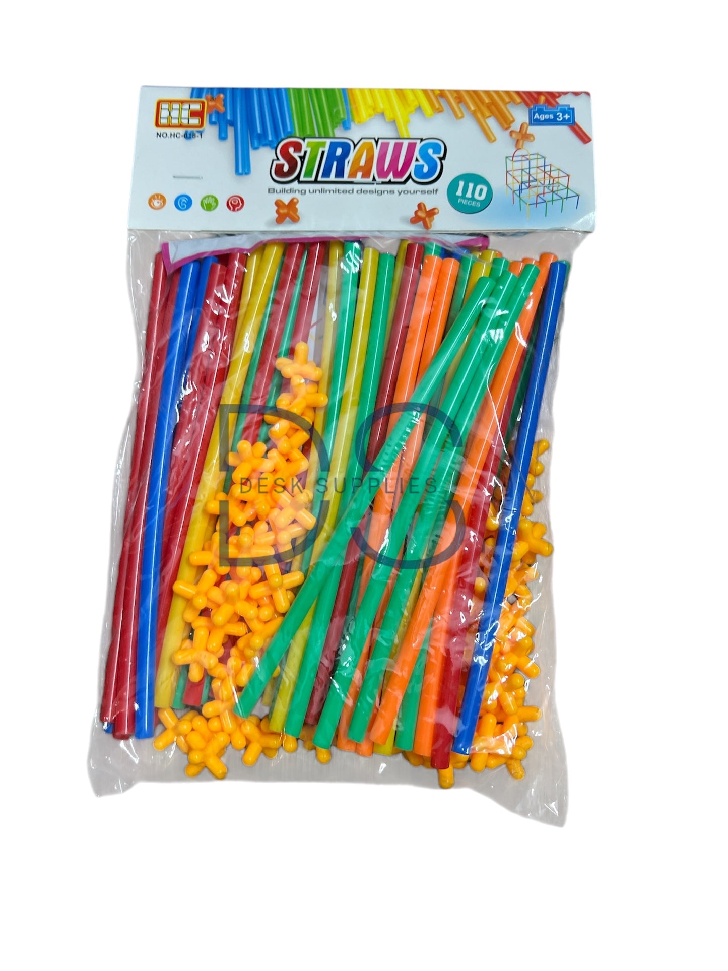 Straw Constructor STEM Building Blocks