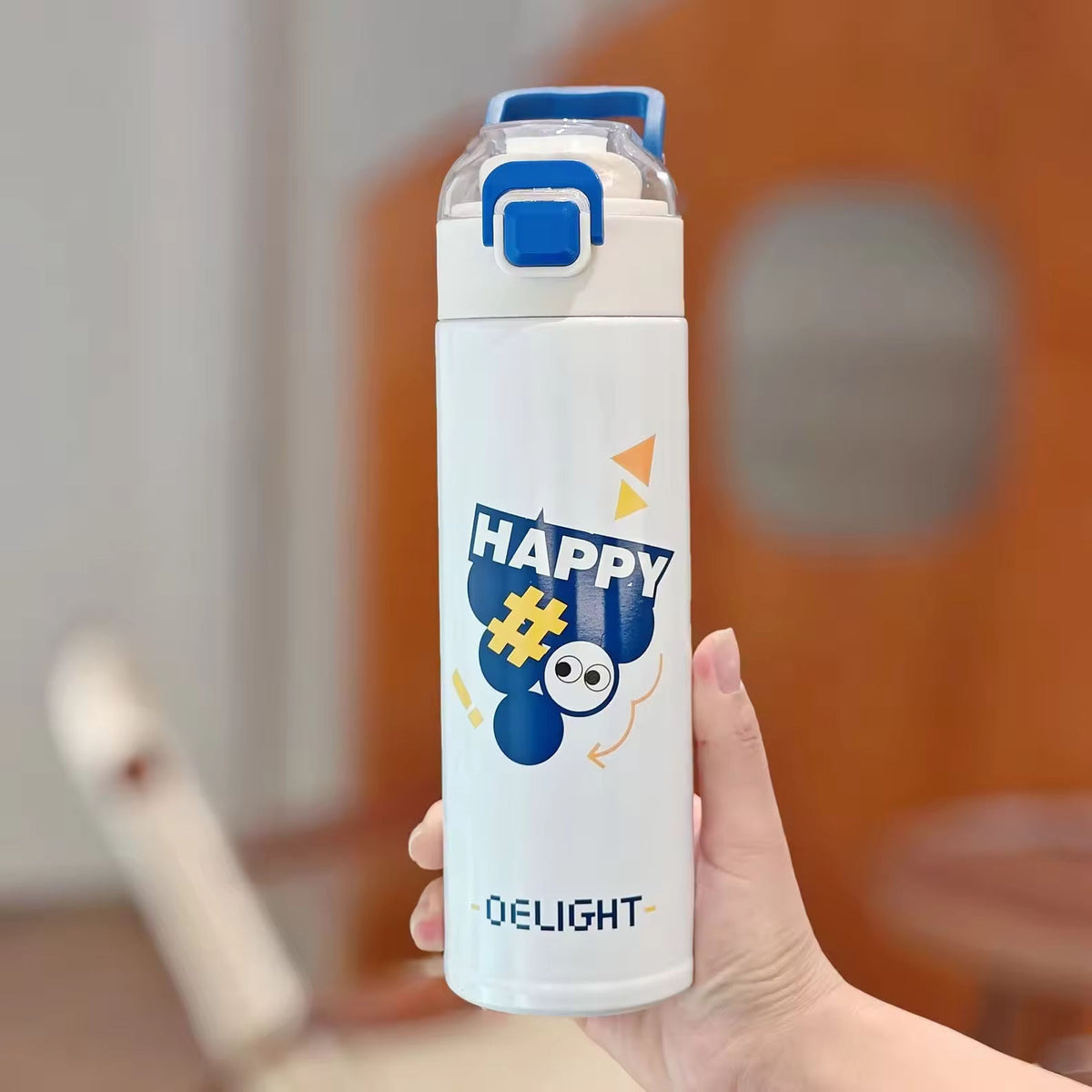 Children's Water 316 Stainless Steel Food Grade Thermo Insulation Student Cute Thermal Thermo Flask - HB002