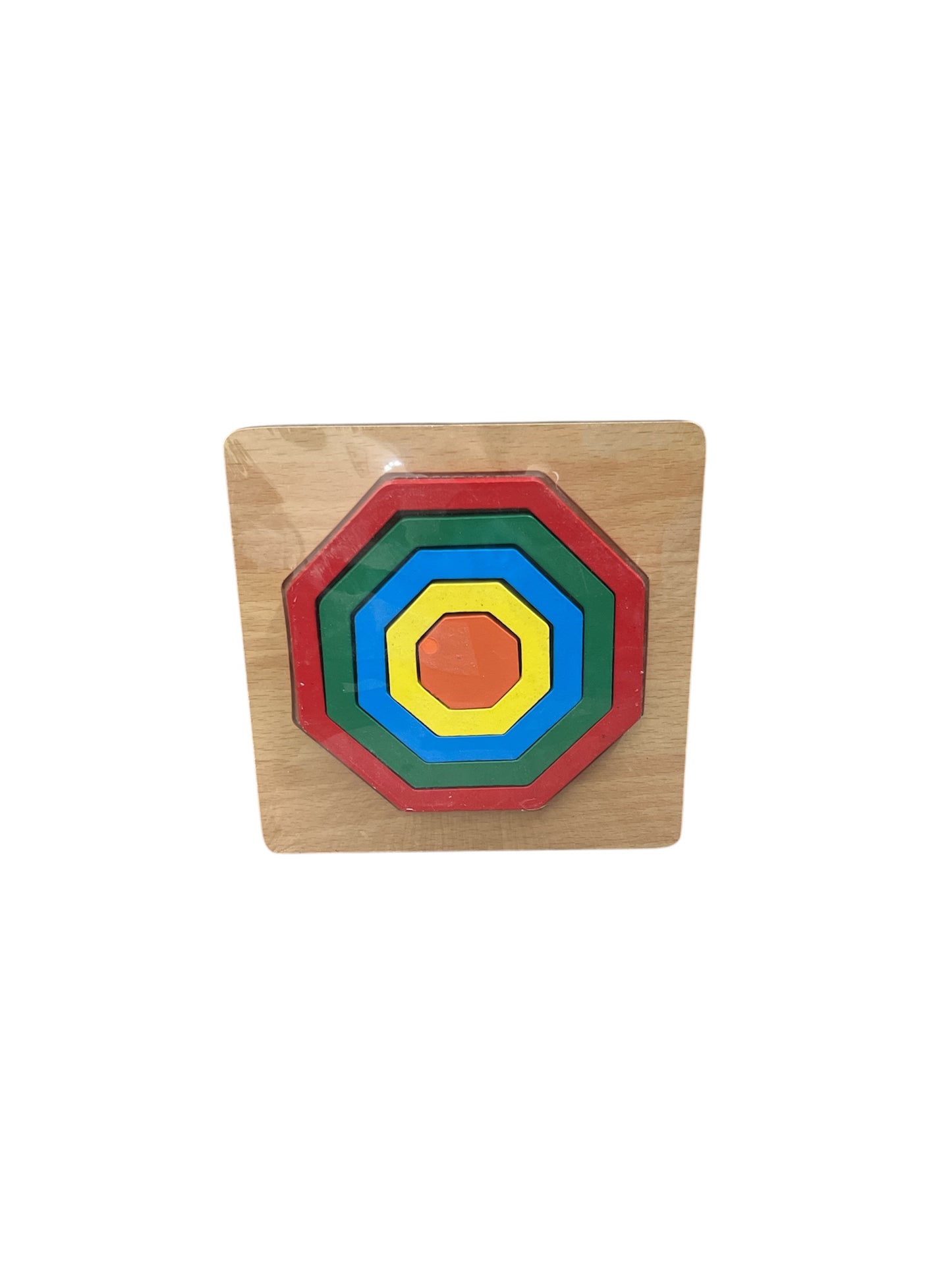 Wooden 3D Geometric Shape Puzzle