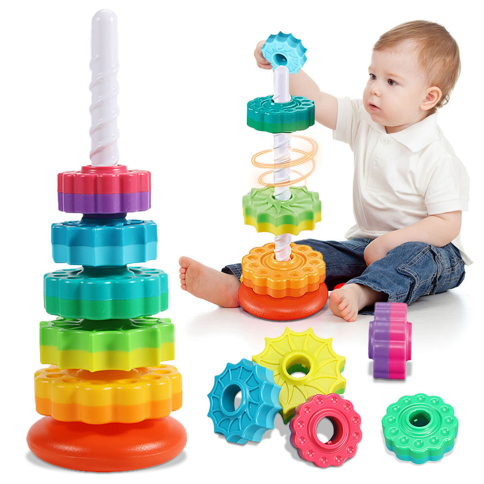 Rainbow Stacking Tower