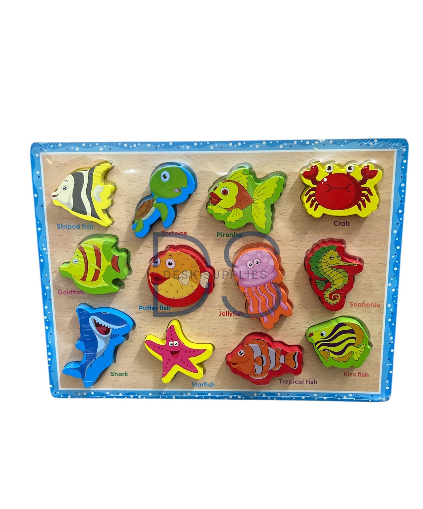 Sea Animals Chunky Wooden Puzzle
