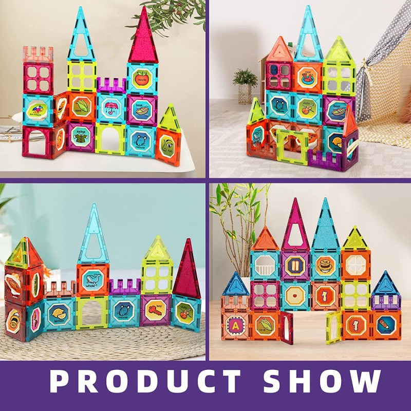 Magnetic 33-Piece DIY Building Block Set for Creative Play