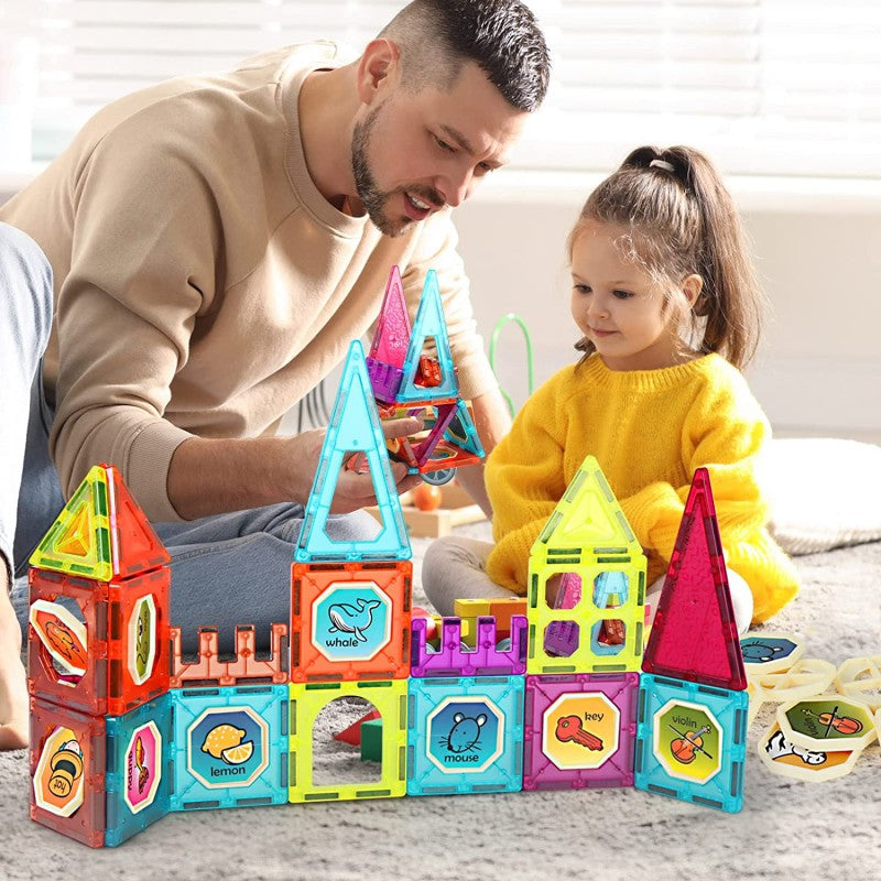 Magnetic 33-Piece DIY Building Block Set for Creative Play