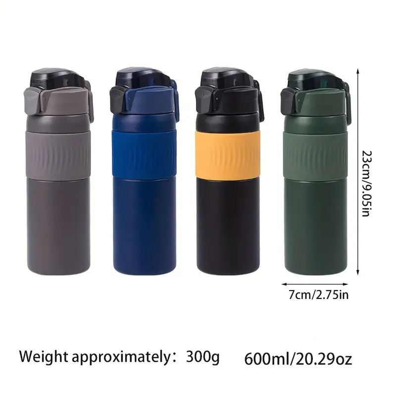 Stainless Steel Insulated Water Bottle - Portable, Leakproof Flask - 829