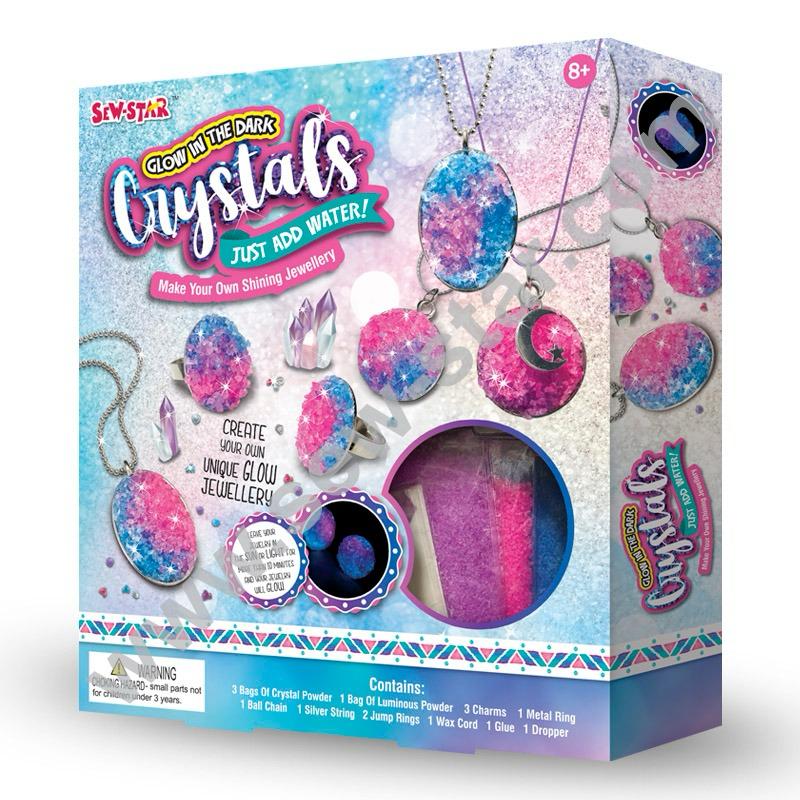 Sew Star Glow In The Dark Crystals