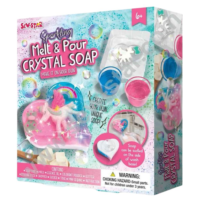 Sew Star Melt and Pour Crystal Soap