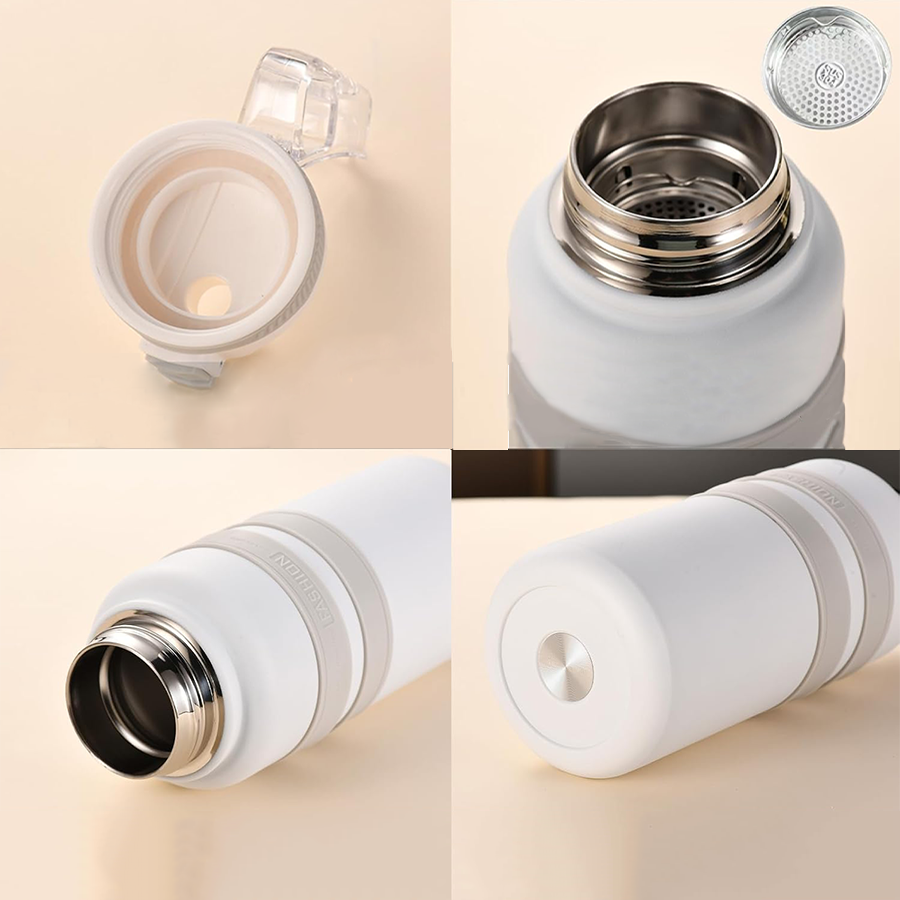 Thermos Flask Vacuum Travel Metal Tumbler 800ML 1000ML Stainless Steel Water Bottle with Handle - 8103 - 8104