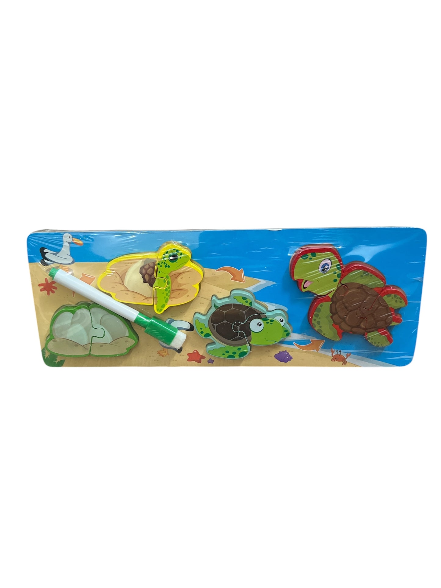 Wooden Life Cycle Board with Whiteboard