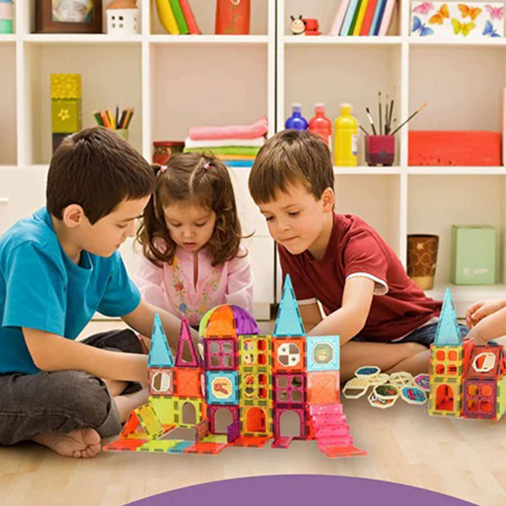 Magnetic Tiles – 77 Pieces