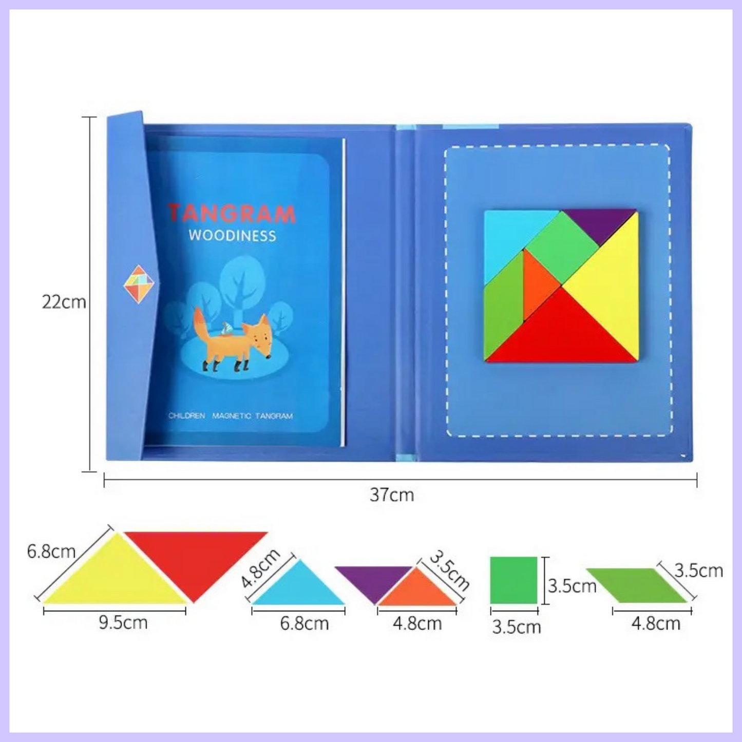 Magnetic Tangram Puzzle Book