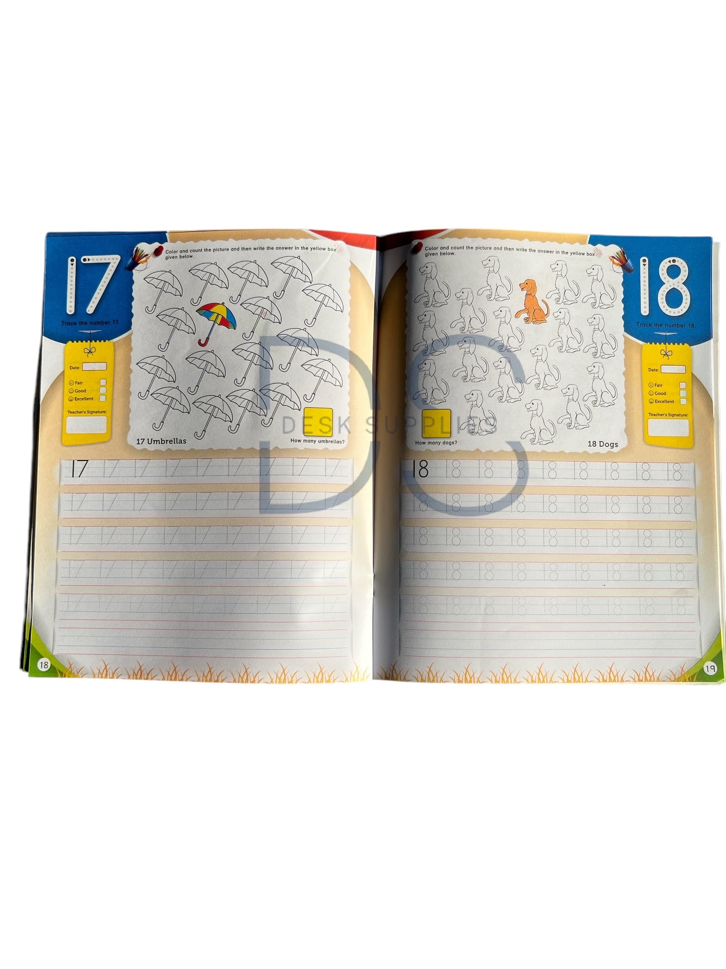 My Smart Numbers Writing Book