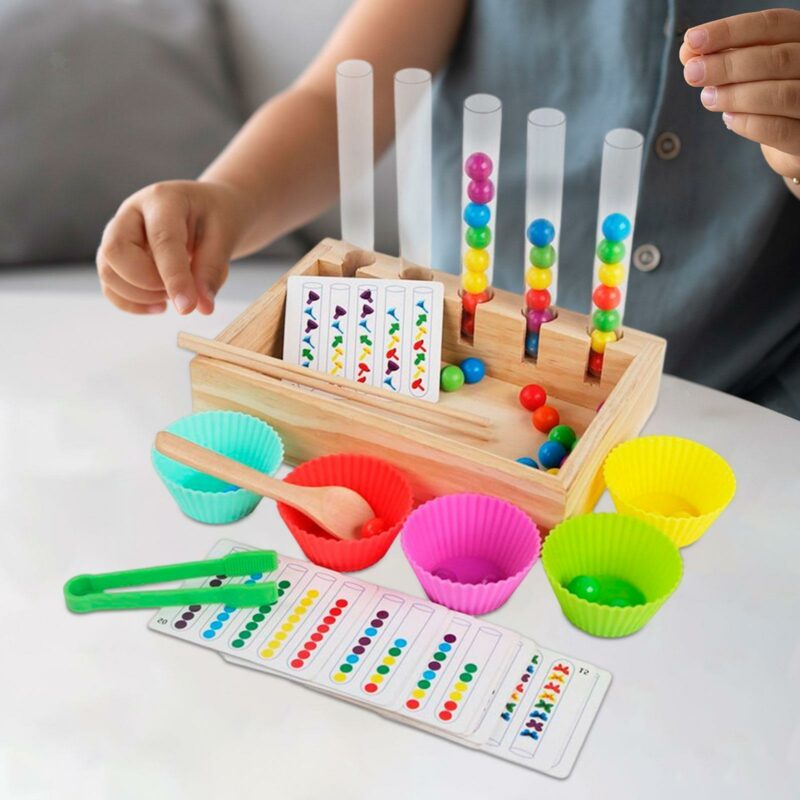 Rainbow Beads Clip Clip Music
