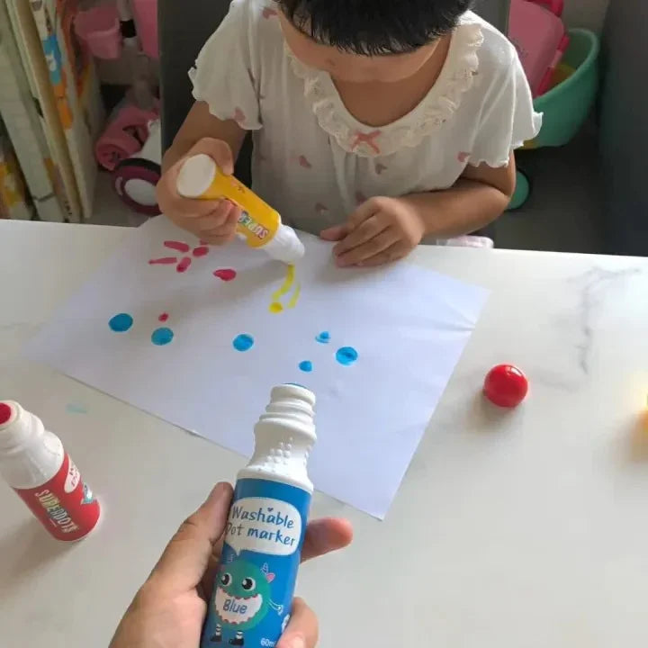 Washable Dot Markers – Set of 3