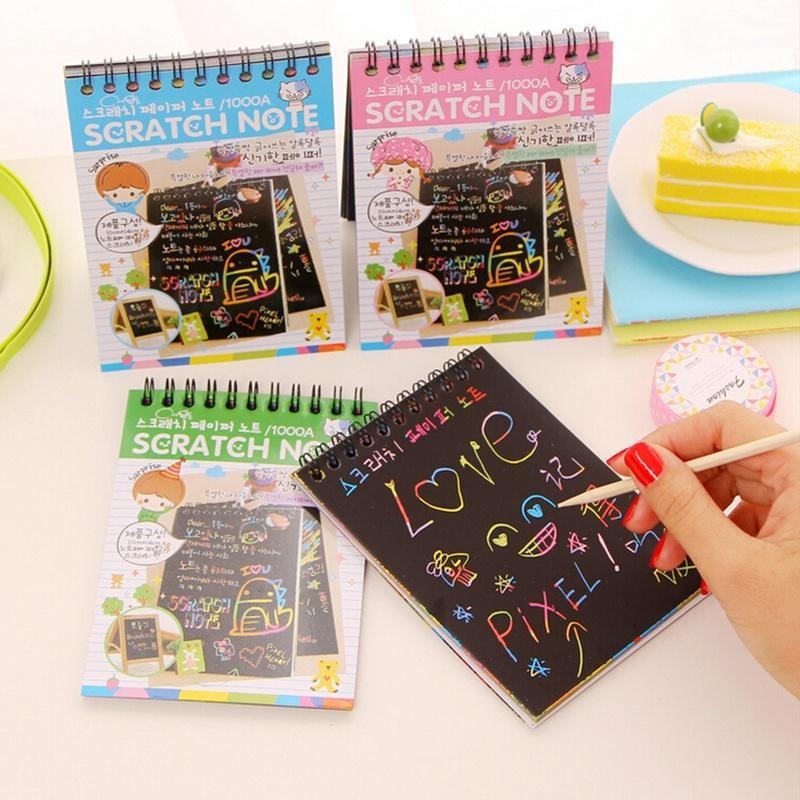Small Rainbow Scratch Pad