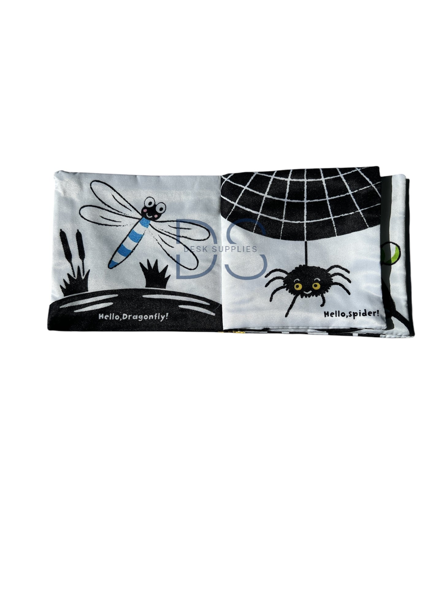 Hello Bugs! A black-and-white Cloth Book