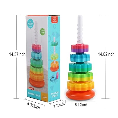 Rainbow Stacking Tower