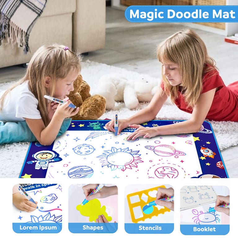 Magical Aqua Doodle Canvas Washable Drawing Mat