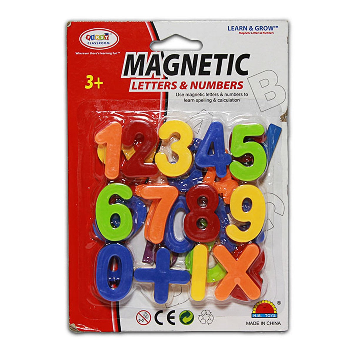 Magnetic Letters and Numbers