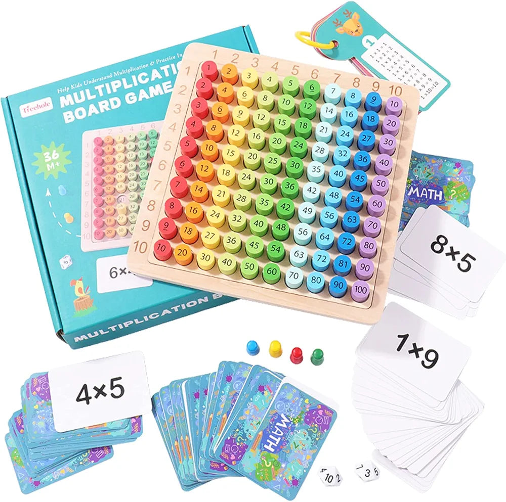 Multiplication Board Game 3 in 1